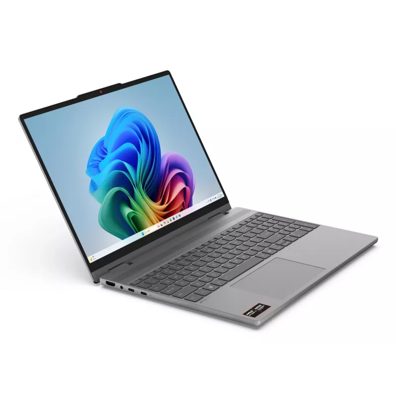Lenovo IdeaPad 5 2-in-1 15AGP11 Copilot+ PC AMD Ryzen™ AI 5 430 hibridinis (2-in-1) 38,9 cm (15,3 col.) jutiklinis WUXGA 16 GB DDR5-SDRAM 512 GB SSD Wi-Fi 7 (802.11be) Windows 11 Home pilka vokiška