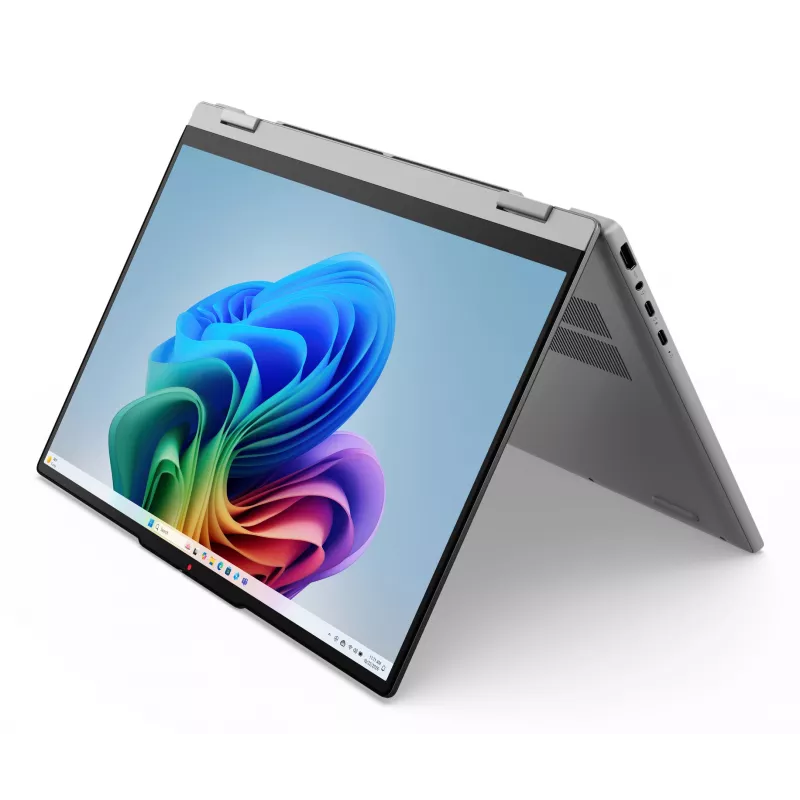 Lenovo IdeaPad 5 2-in-1 15AGP11 Copilot+ PC AMD Ryzen™ AI 5 430 hibridinis (2-in-1) 38,9 cm (15,3 col.) jutiklinis WUXGA 16 GB DDR5-SDRAM 512 GB SSD Wi-Fi 7 (802.11be) Windows 11 Home pilka vokiška