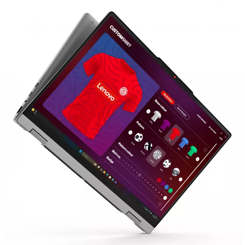 Lenovo IdeaPad 5 2-in-1 15AGP11 Copilot+ PC AMD Ryzen™ AI 5 430 hibridinis (2-in-1) 38,9 cm (15,3 col.) jutiklinis WUXGA 16 GB DDR5-SDRAM 512 GB SSD Wi-Fi 7 (802.11be) Windows 11 Home pilka vokiška