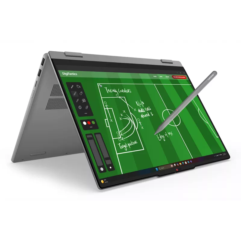 Lenovo IdeaPad 5 2-in-1 15AGP11 Copilot+ PC AMD Ryzen™ AI 5 430 hibridinis (2-in-1) 38,9 cm (15,3 col.) jutiklinis WUXGA 16 GB DDR5-SDRAM 512 GB SSD Wi-Fi 7 (802.11be) Windows 11 Home pilka vokiška