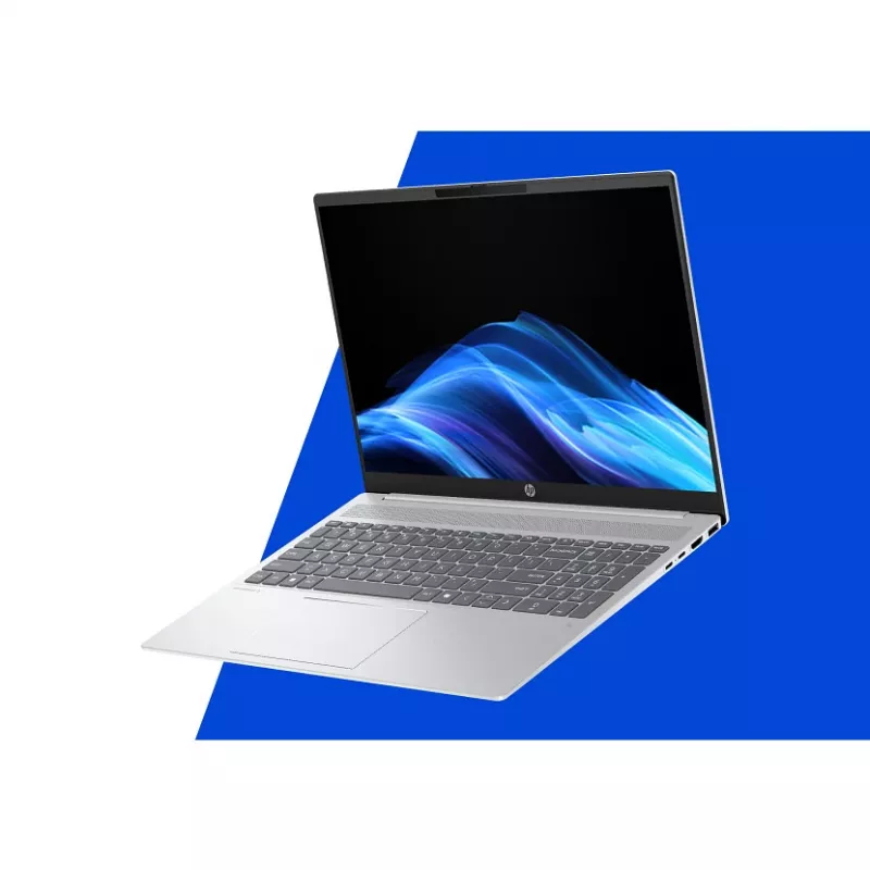 HP OmniBook 5 16-ba1005na 40,6 cm (16 colių) 2K nešiojamas kompiuteris – Intel® Core™ i3-1315U, 8 GB LPDDR5, 512 GB SSD, Wi-Fi 6, Windows 11 Home, sidabrinis