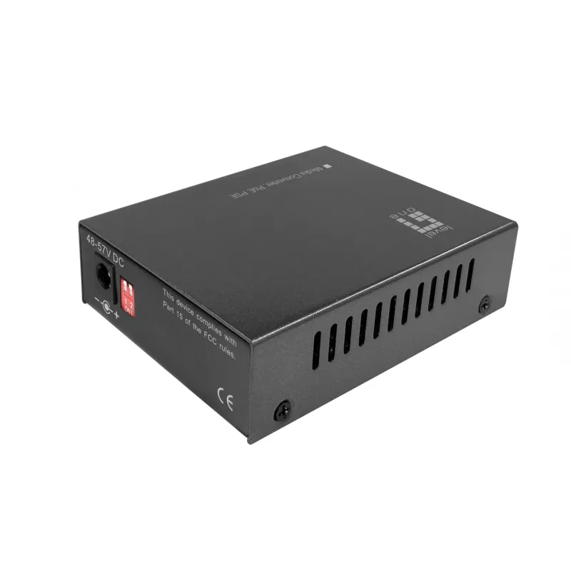 LevelOne GVT-2012 RJ45 į SFP gigabitinio ryšio keitiklis su PoE PSE