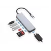Conceptronic DONN02G USB-C dokas / prievadų replikatorius USB 3.2 Gen 1 (3.1 Gen 1) Type-C, aliuminis