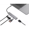 Conceptronic DONN02G USB-C dokas / prievadų replikatorius USB 3.2 Gen 1 (3.1 Gen 1) Type-C, aliuminis