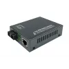 LevelOne GVT-2014 RJ45 į SC Gigabitinis medijos keitiklis, PoE PSE, vienmodis šviesolaidis, 20 km