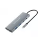 Conceptronic DONN06G 10-in-1 USB 3.2 Gen 1 dokavimo stotelė, HDMI, 100W USB PD, USB-C 5Gbps x 2, USB-A 5Gbps x 3, SD, TF/MicroSD, GbE