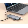 Conceptronic DONN06G 10-in-1 USB 3.2 Gen 1 dokavimo stotelė, HDMI, 100W USB PD, USB-C 5Gbps x 2, USB-A 5Gbps x 3, SD, TF/MicroSD, GbE