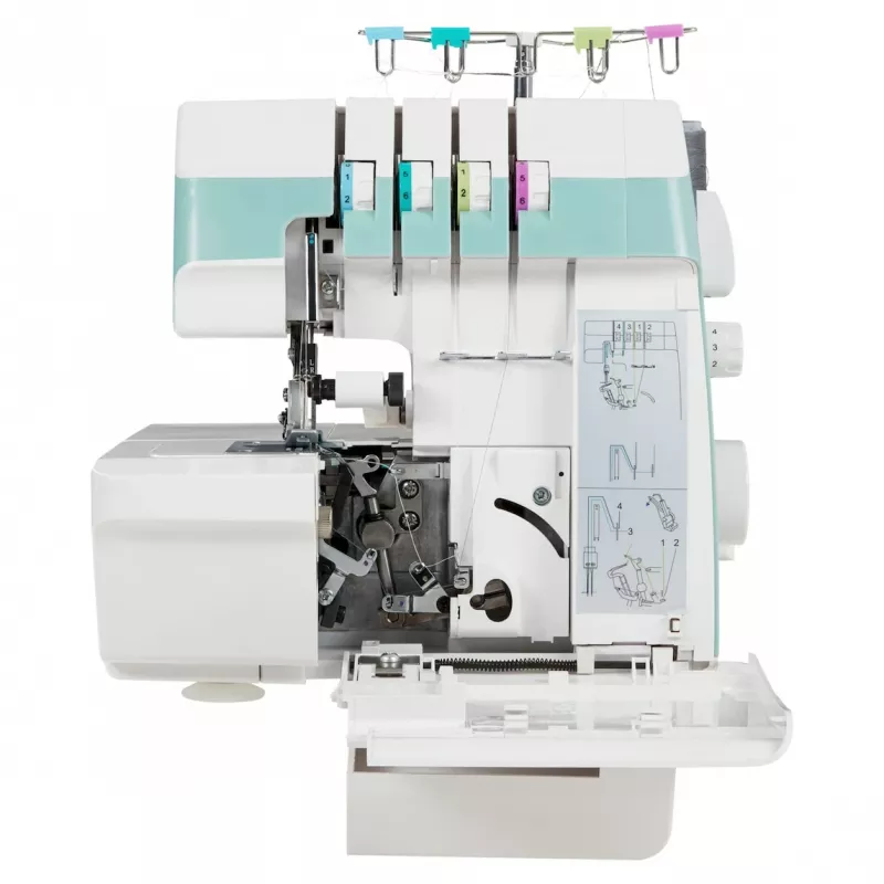 Medion Life Overlock SO90 siuvimo mašina (MD19169), turkio/balta