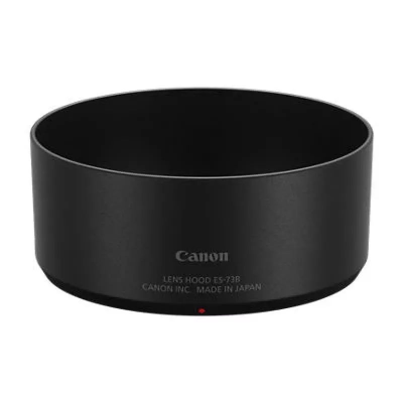 Canon ES-73B gaubtas objektyvui, apvalus, juodas