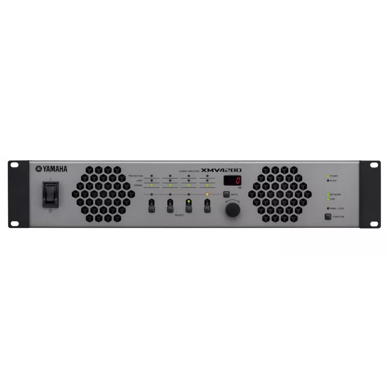 Yamaha XMV8140-D profesionalus daugiakanalis stiprintuvas, juoda/pilka