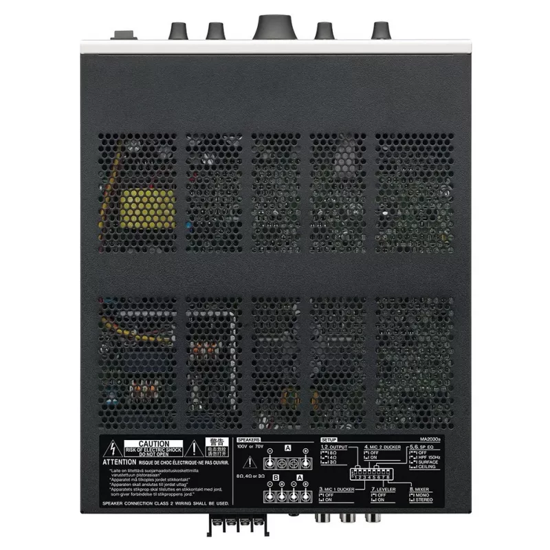 Yamaha MA2030A stiprintuvas 2.0 kanalų PA sistemai Juodas