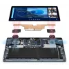 DELL Latitude 7350 Detachable Intel Core Ultra 7 164U nešiojamas planšetinis kompiuteris (2-in-1) 33 cm (13 colių) liečiamas ekranas 3K 16 GB LPDDR5x-SDRAM 512 GB SSD Wi-Fi 7 (802.11be) Windows 11 Pro Nordic Black