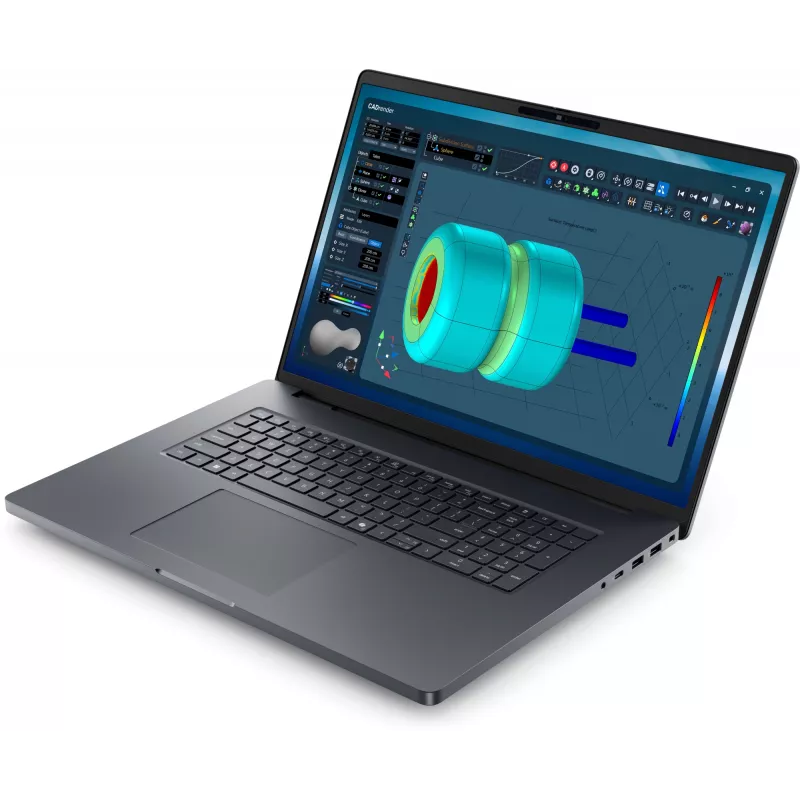 DELL Pro Max 18 Plus MB18250 Mobilioji darbo stotis Intel Core Ultra 7 265HX 45,7 cm (18 colių) Quad HD+ 32 GB DDR5-SDRAM 1 TB SSD NVIDIA RTX PRO 2000 Blackwell Wi-Fi 7 (802.11be) Windows 11 Pro Juoda