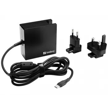 Sandberg USB-C PD kintamosios srovės įkroviklis 90W EU+UK, vidaus, 20,2 V, 4,5 A, 1,8 m, juodas