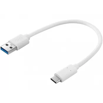 Sandberg USB-C 3.1 į USB-A 3.0 laidas, 0,2 m, baltas