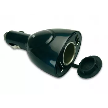 Sandberg automobilinis USB įkroviklis 3in1, cigarečių degtukas, 5 V, juodas