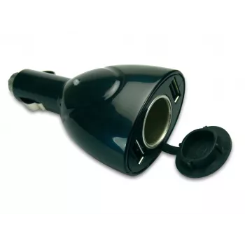 Sandberg automobilinis USB įkroviklis 3in1, cigarečių degtukas, 5 V, juodas