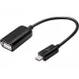 Sandberg OTG adapteris MicroUSB vyriškas – USB moteriškas, Micro-USB B, USB A, USB 2.0, vyriškas/moteriškas, 0.48 Gbit/s, juodas
