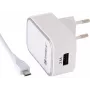 Sandberg AC įkroviklis EU Micro USB 2.4A, vidaus, AC, 5 V, baltas