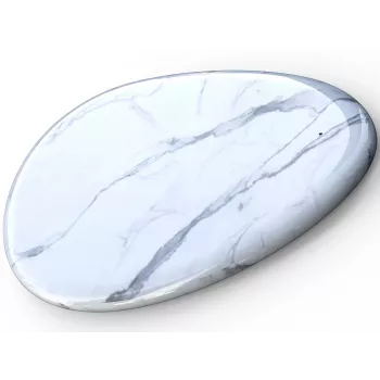 Sandberg belaidis kroviklis White Marble, USB, belaidis krovimas, PowerIQ, 1 m, juoda, balta
