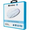 Sandberg belaidis kroviklis White Marble, USB, belaidis krovimas, PowerIQ, 1 m, juoda, balta