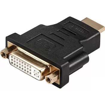 Sandberg Adapter DVI-F - HDMI-M, HDMI, DVI, Juoda
