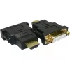 Sandberg Adapter DVI-F - HDMI-M, HDMI, DVI, Juoda