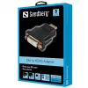 Sandberg Adapter DVI-F - HDMI-M, HDMI, DVI, Juoda