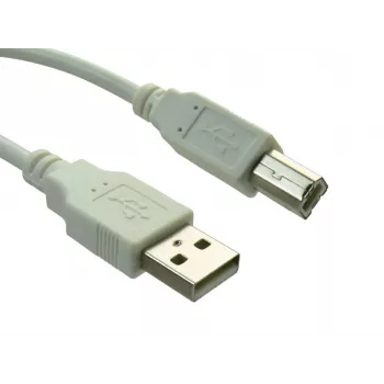 Sandberg USB 2.0 A-B laidas, 0,7 m, baltas