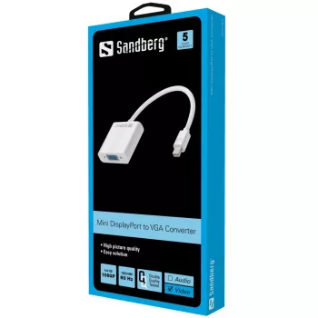 Sandberg Adapter Mini DisplayPort į VGA