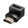 Sandberg HDMI 2.0 kampinis adapteris kištukas, HDMI, HDMI, juodas