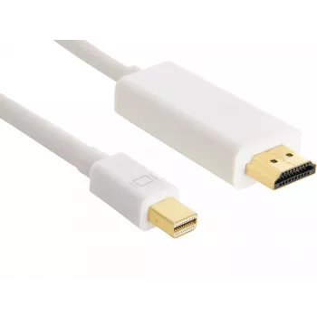 Sandberg kabelis MiniDP>HDMI 1,5 m, baltas