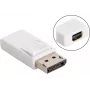 Sandberg DisplayPort į MiniDP keitiklis, DisplayPort, Mini DisplayPort, Baltas