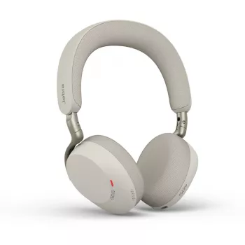 Jabra Evolve3 75 - MS Link390c - juoda, belaidė, 20–20000 Hz, skambučiai/muzika, 180 g, ausinės, pilka