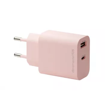 dbramante1928 re-charge - Sieninis įkroviklis EU USB-C 20W + USB-A 18W