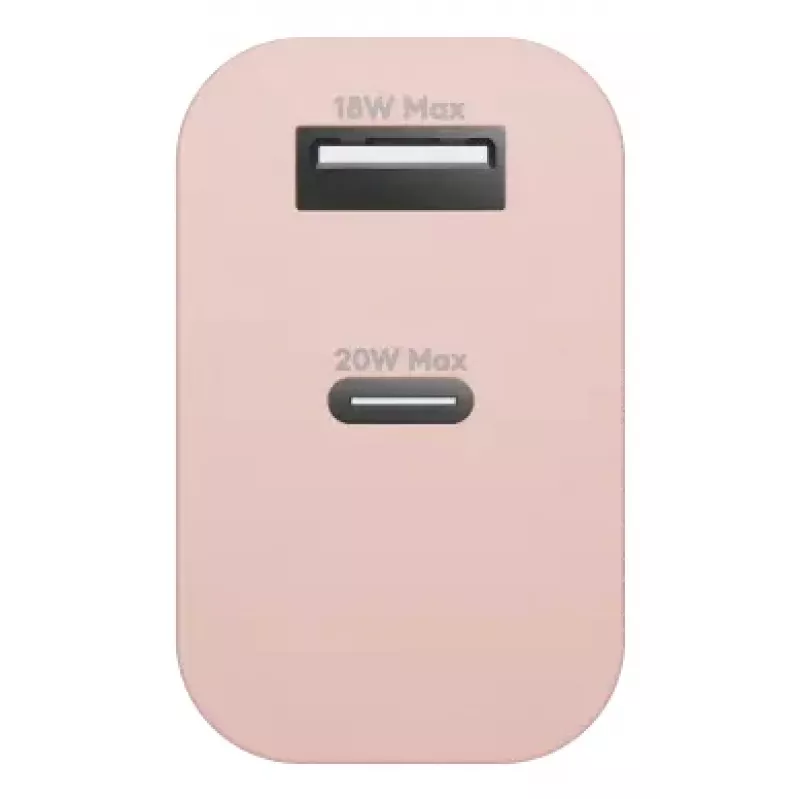 dbramante1928 re-charge - Sieninis įkroviklis EU USB-C 20W + USB-A 18W