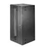 StarTech.com 4 stulpų 26U sieninis tinklo spintas su 1U lentyna, 19 colių šarnyrinis sieninis serverio stovas duomenų / AV / elektronikos / kompiuterijos įrangai, lankstus ventiliuojamas stovo korpusas