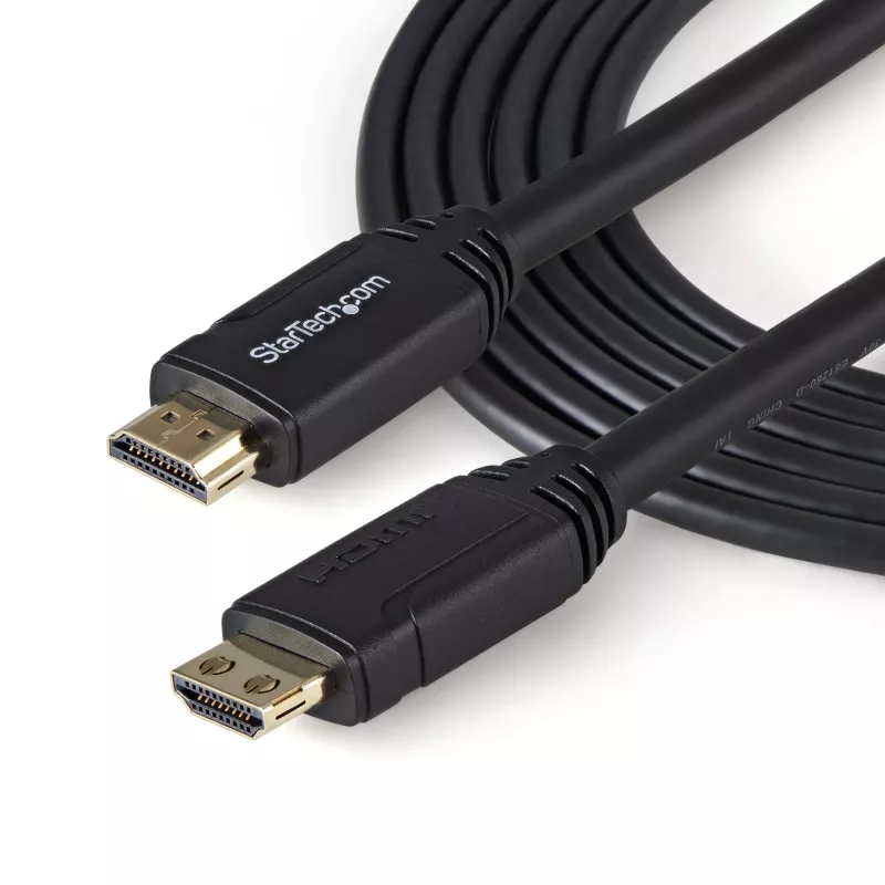 StarTech.com 9,8 pėdų (3 m) HDMI 2.0 laidas, 4K Premium sertifikuotas didelės spartos HDMI laidas su Ethernet, 4K 60Hz HDR10, UHD HDMI laidas, M/M su fiksavimo jungtimis