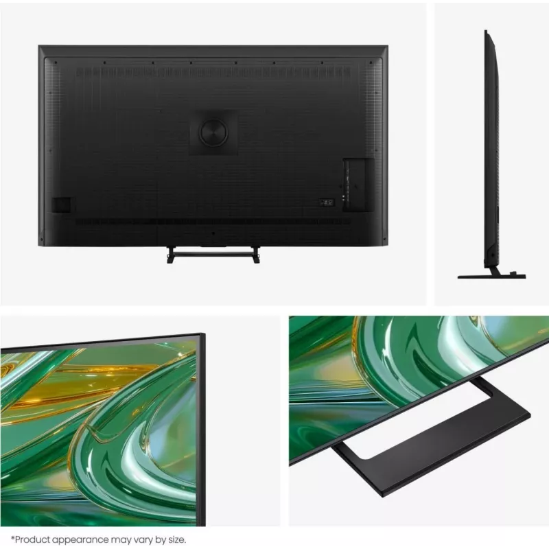 Televizorius Hisense 75E8S 190,5 cm (75 col.) 4K Ultra HD Smart TV QLED Mini LED Pilka 400 cd/m²