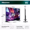 Hisense 85E7S PRO televizorius 2,16 m (85 colių) UHD+ Smart TV Wi-Fi juodas 400 cd/m²