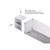 Multibrackets M 1:1 motorizuotas projektorinis ekranas 240x240, 135 col. White Edition