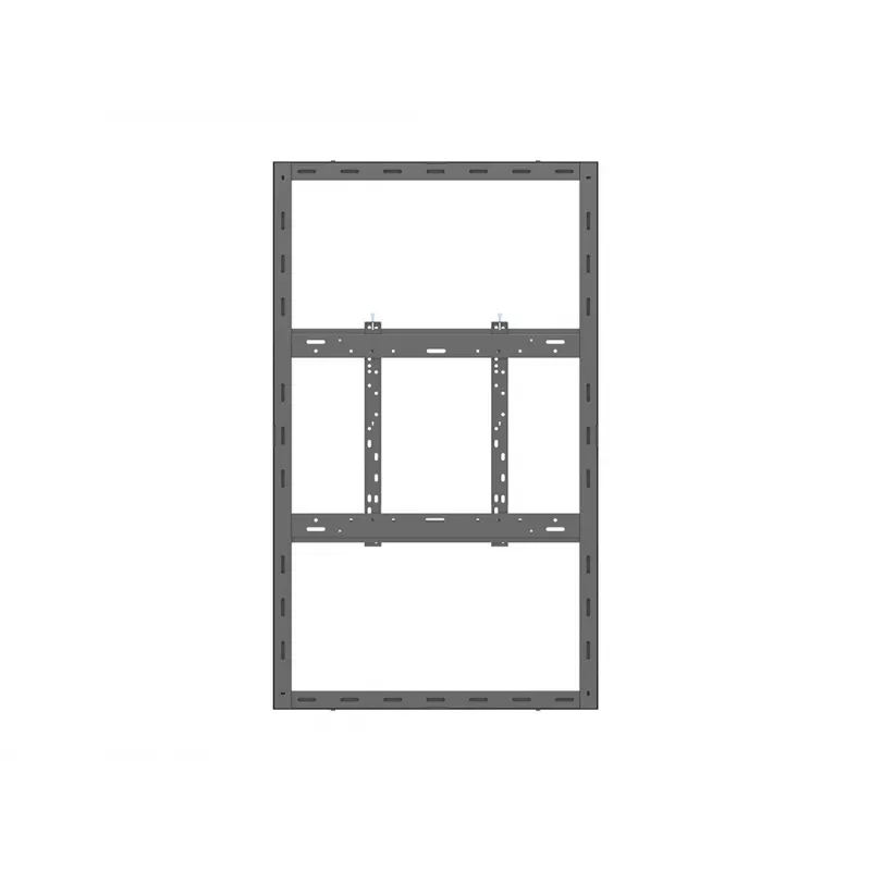 Multibrackets M Pro Series korpusas 55 colių sieninis plonas juodas plieninis gulsčias/vertikalus