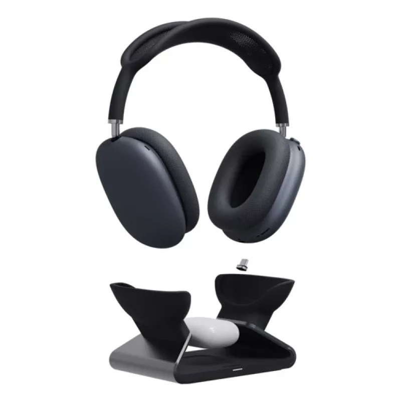 Mophie įkrovimo stovas AirPods Max, belaidis, USB, juodas
