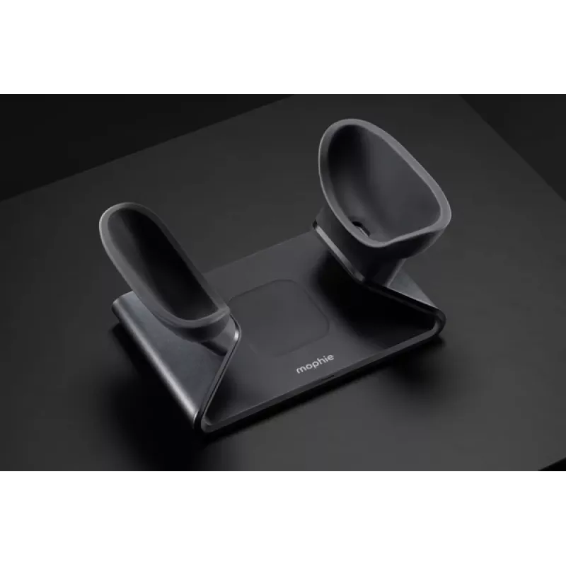 Mophie įkrovimo stovas AirPods Max, belaidis, USB, juodas