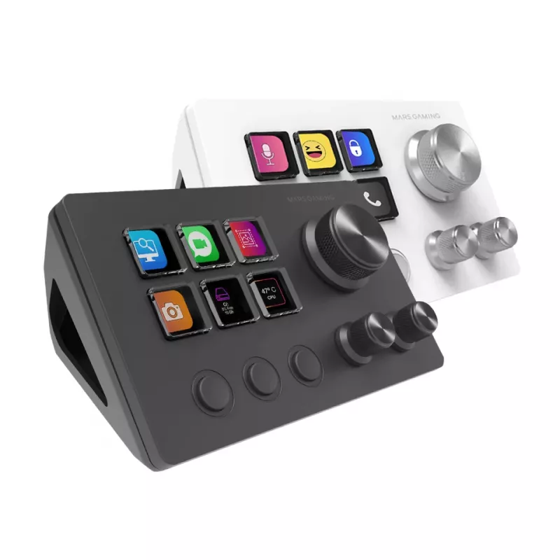 Mars Gaming MSDTWO valdymo pultas juodas 9 mygtukai