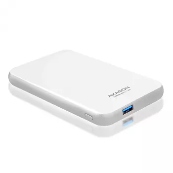 AXAGON EE25-S6 - HDD / SSD-Gehäuse - 2.5 Zoll - SATA - Serial ATA II - Serial ATA III - 5 Gbit/s - USB Konnektivität - Weiß