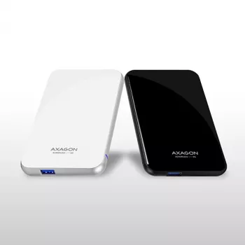 AXAGON EE25-S6 - HDD / SSD-Gehäuse - 2.5 Zoll - SATA - Serial ATA II - Serial ATA III - 5 Gbit/s - USB Konnektivität - Weiß
