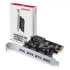 „AXAGON PCEU-430VL“ PCI-Express kortelė – 4 USB 3.2 Gen 1 prievadai