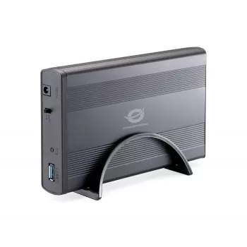 Conceptronic 3.5 colio kietojo disko dėžutė USB 3.0, HDD korpusas, 3.5 colio, Serial ATA, Serial ATA II, 4.8 Gbit/s, USB jungtis, grafitas