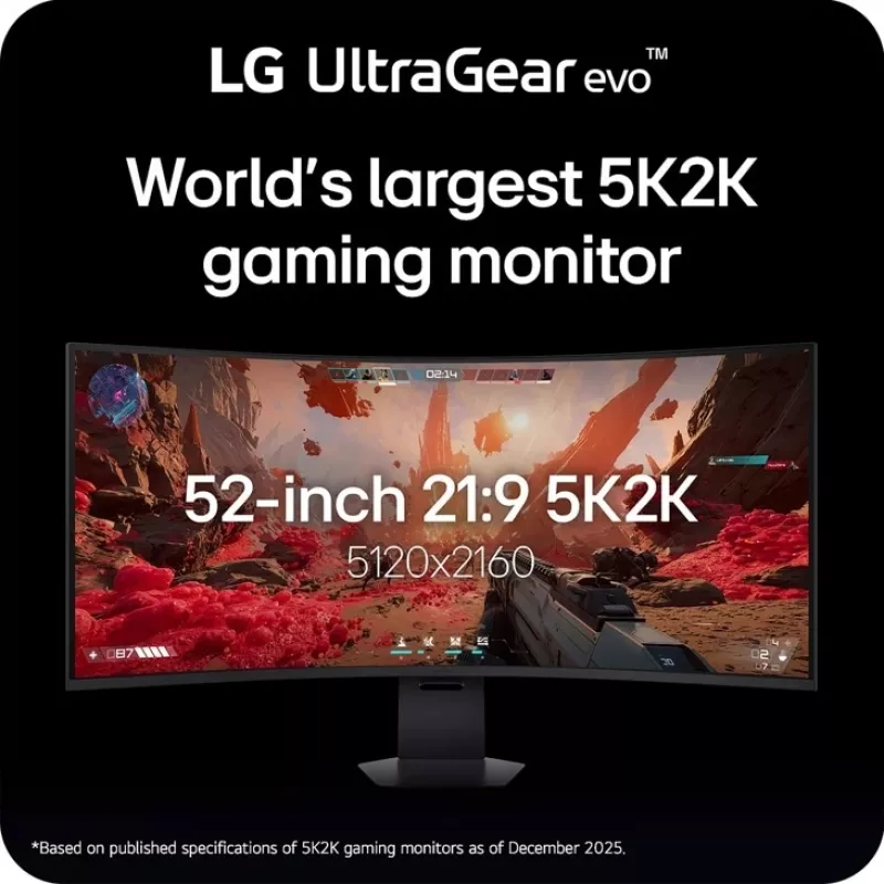 LG 52G930B-B.AEU kompiuterio monitorius 132,1 cm (52 col.) 5120x2160 pikseliai juodas